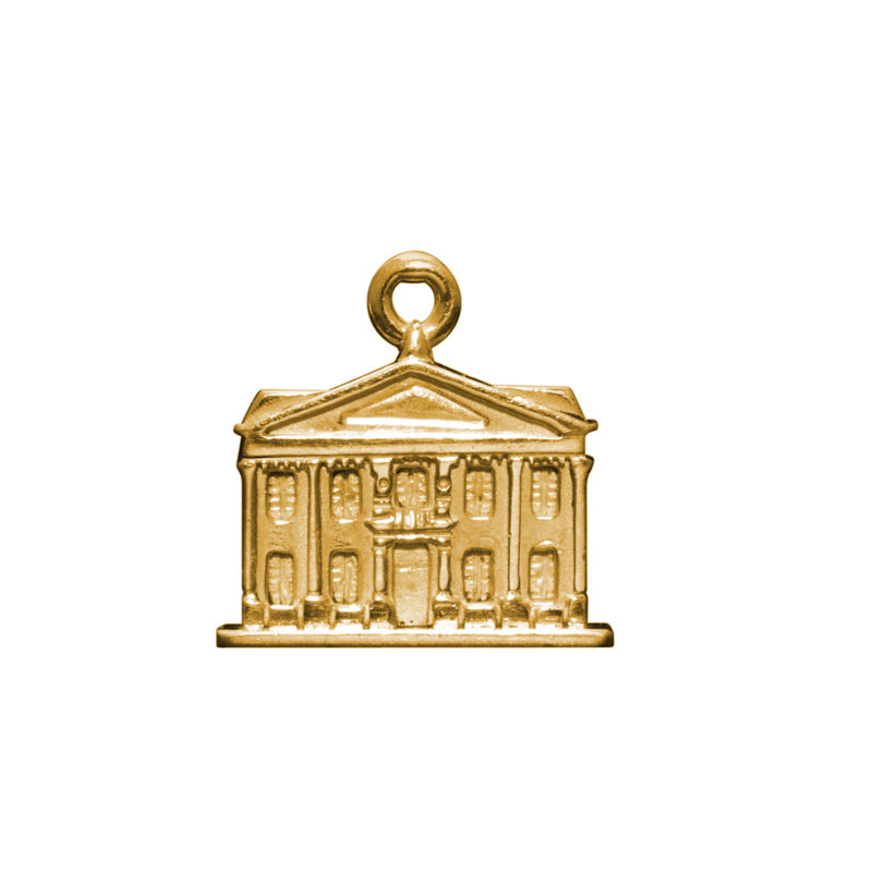 Een 14 krt geelgouden Venlo Bedel Raodhoés Bliérick gemaakt op eigen atelier.